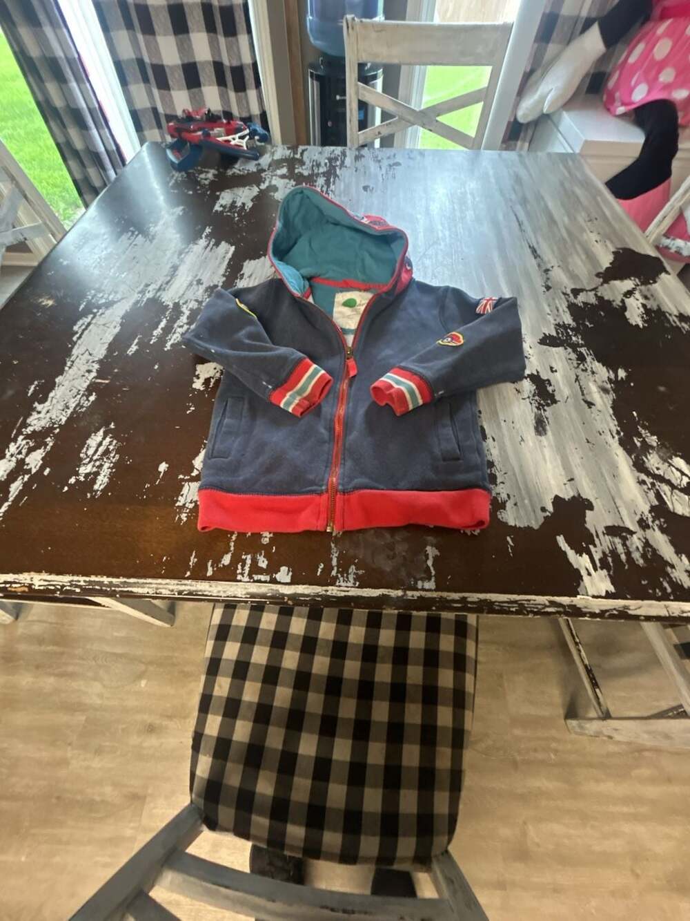 Mini Boden Boys Zip Hoody, Size 6-7Y